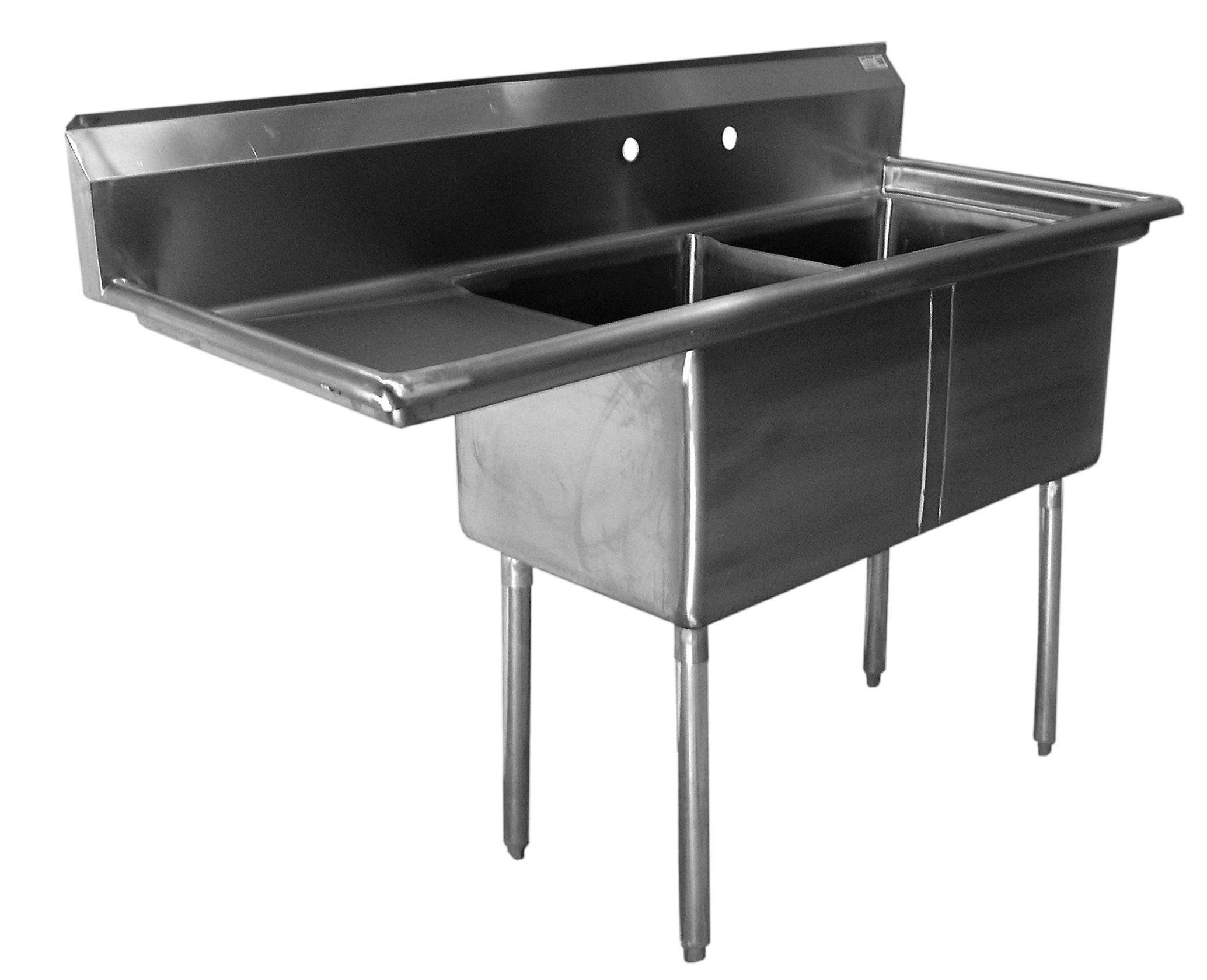 SSP Two Tub SE Series Sinks - 11quot Deep - New Two Tub | BakeryEquipment.com is your bakery