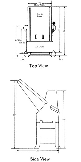 gravity feed bread slicer schematic